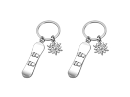 Chaveiro de Ski e Patins para Jogos de Inverno Presente Múltiplos Usos
