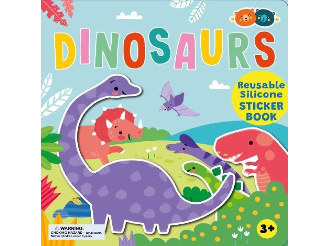 Livro Silicone Sticker Book - Dinosaurs de Buddy and Barney Ltd (Inglês)