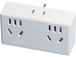Adaptador De Parede Tep 5 Em 1, Expansor Tomada Tipo I, 10 A, 2500 W,