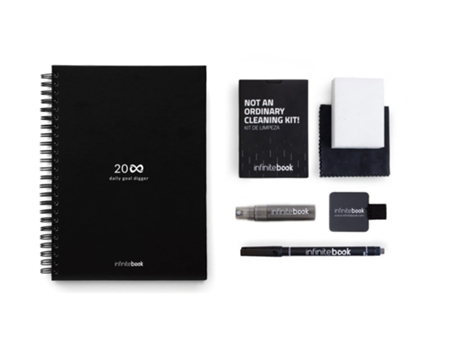 Starter Kit Infinitebook A5 Planner Preto