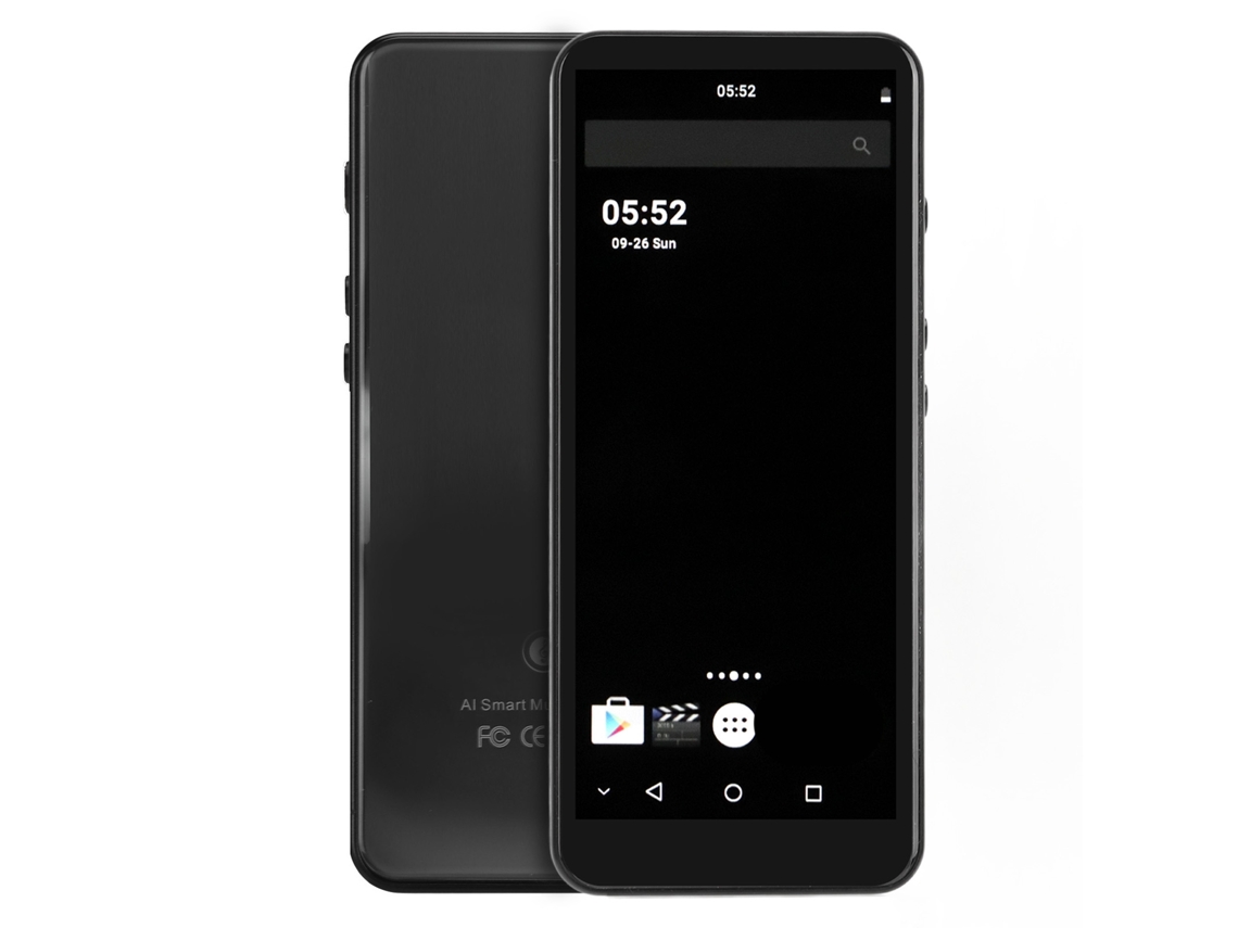 MP4 Player Portátil Slowmoose de 5 polegadas com Tela Sensível ao Toque HD, Bluetooth e Wi-Fi, Reprodutor de Música para Esportes e Corrida, Preto
