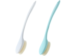 Lurelia Kit De 2 Escovas Para Costas De Cuidado Corporal, Cor Azul E Branco, Uso Diário