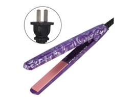 2026 1pc Prancha de Cabelo Portátil Elétrica Ferramenta de Penteado Alisador (roxo)