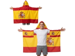 Kit Acessórios Torcedor Futebolcapa Bandeira Espanha Tamanho Único , Artigos de Incentivo Esportivo (3×5 Pés)
