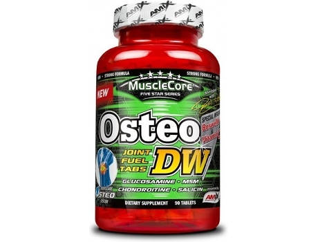 Protectore AMIX MUSCLECORE Osteo Dw Tabs Contribuye A La Contiene Glucosamina Y Vitamina C (Branco)