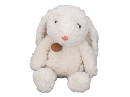 Ats juguete de Peluche Conejo Bonito Suave de Animales de Peluche para Cama Niños Cumpleaños San Valentín Navidad Blanco
