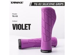 Capa para Guidão de Bicicleta Capa de Silicone para Guidão de Bicicleta Tanke 1 Par de Capa para Guidão de Bicicleta Mtb Tipo 03 Roxo-A