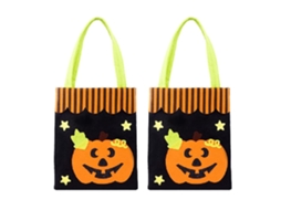 Decorações de Halloween Sacos de Não Tecidos com Morcego e Abóbora NEVEANCE