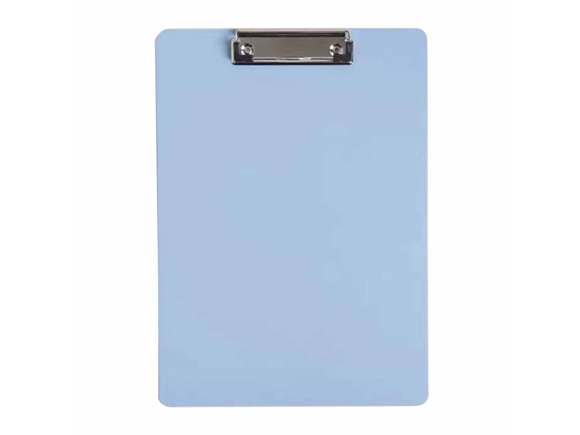Portafolios A4 Con Clip Plegable Para Oficina Escolar Azul Claro