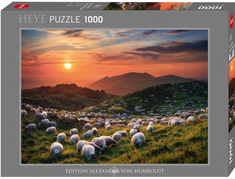 Puzzle 1000 peças Sheeep and Volcanoes (Idade minima recomendada: 14 anos)
