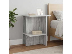 Vidaxl Mesa De Centro Sonoma Cinzento 40 X 30 X 49 Cm