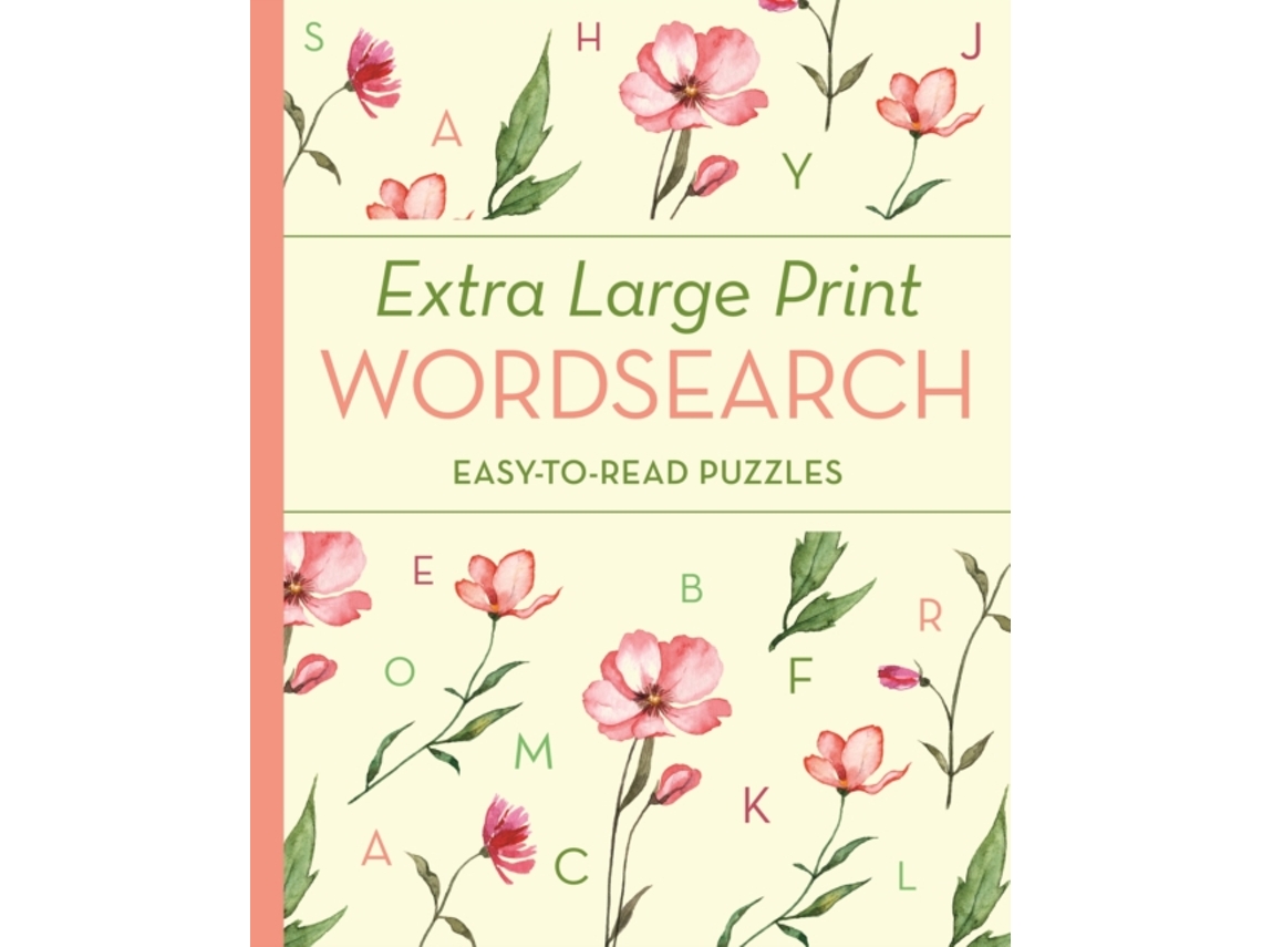 Livro Extra Large Print Wordsearch De Eric Saunders (inglês)