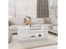 Vidaxl Mesa De Centro 102x55x43 Cm Aglomerado Branco