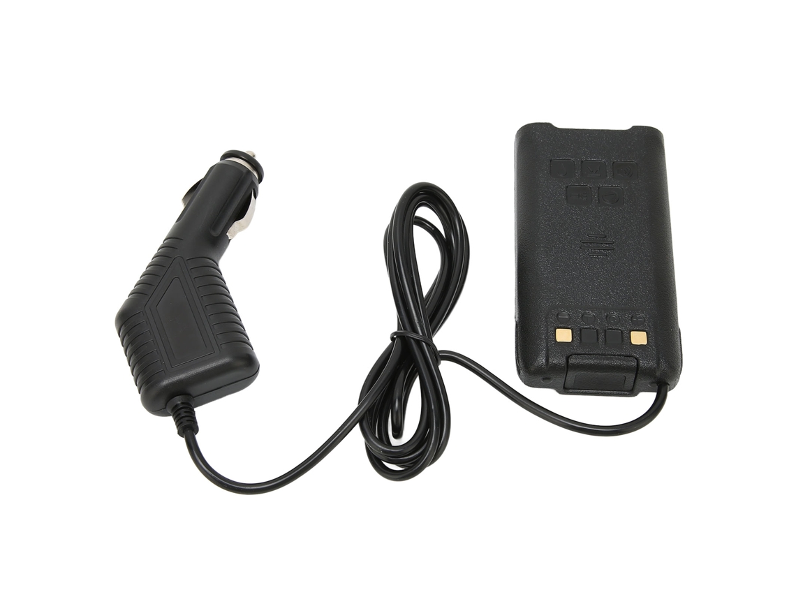 Carregador Mali de Carro para Rádio Walkie Talkie Baofeng Uv‑9r Plus Uv‑9r Pro 12.8v