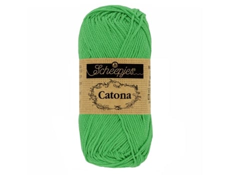 Fio Algodão Mercerizado SCHEEPJES Catona 50G 389 Apple Green
