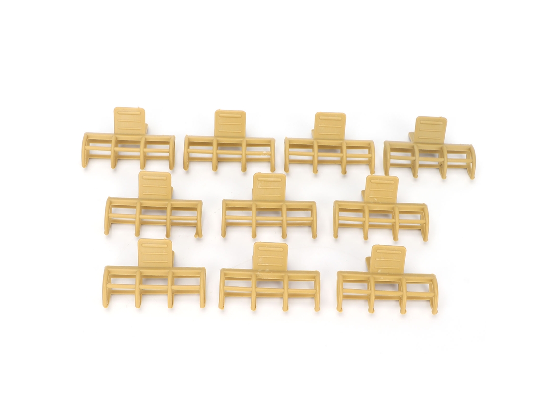 2026 10 Clips de Rodillo Caliente para Peinado, Resistentes a Altas Temperaturas, 10 Piezas, Abs, para Salones Y Uso Personal