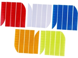 Conjunto De 5 Adesivos Refletivos Para Porta-malas De Carro - Adesivos Para Visão Noturna