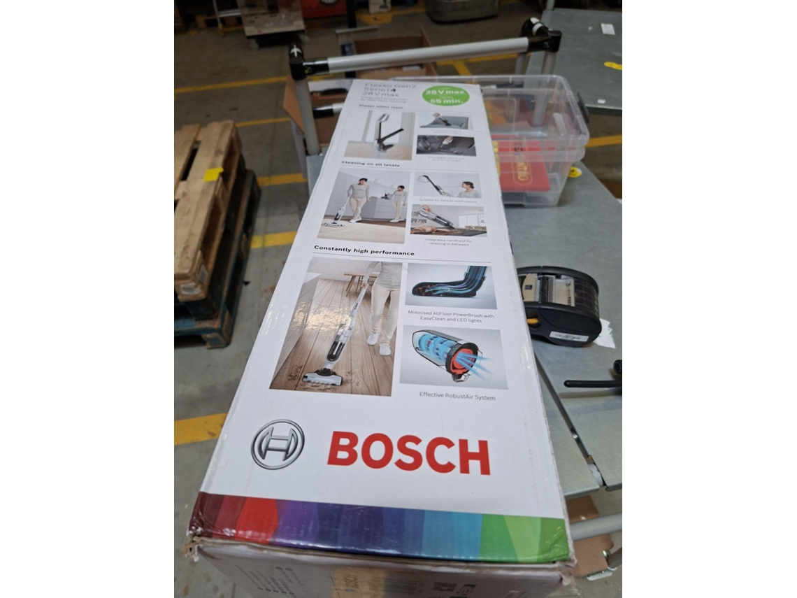 Aspirador Vertical BOSCH BBH3ALL28 Flexxo Série 4 (Outlet Grade B - 28 V - Autonomia 55 min - 400 ml)