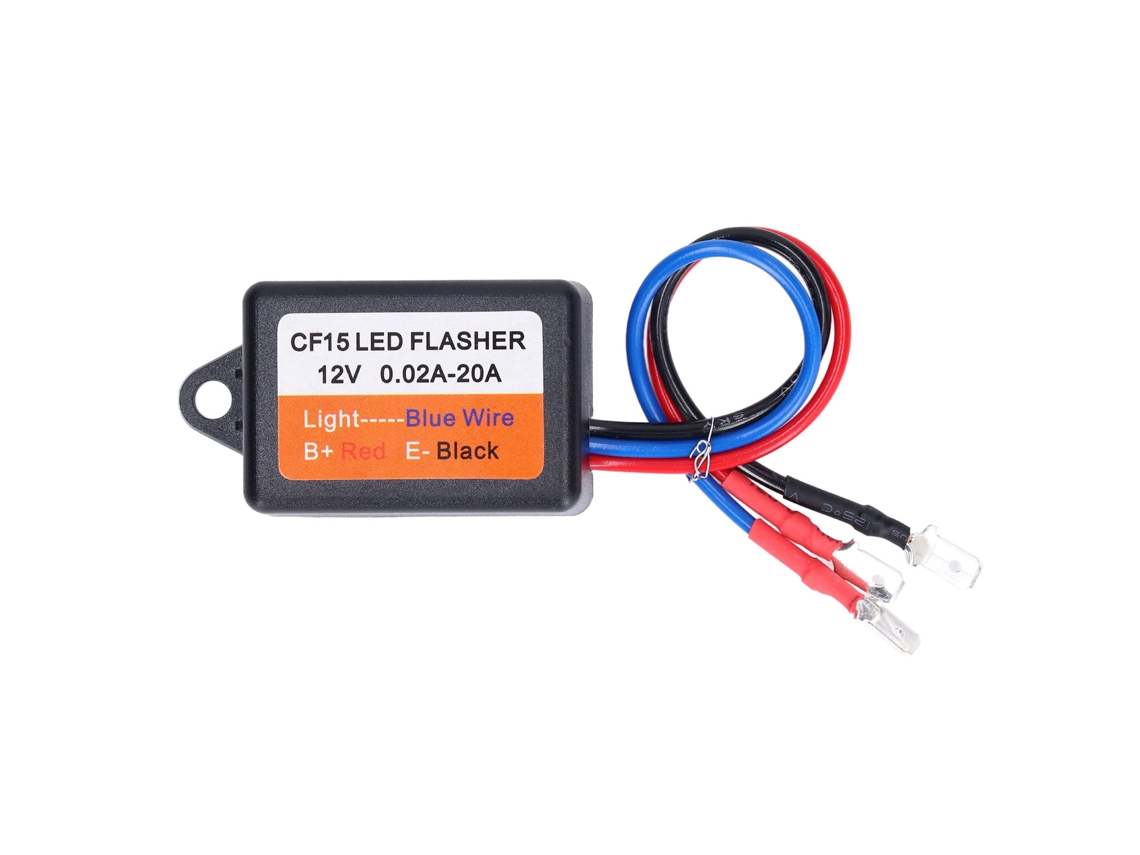 Controlador de Estroboscópio Flash 12V com Módulo Pisca LED para Carro | S/MARCA