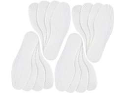 20 Pares De Palmilhas Absorventes Suor, Com Controle De Odores E Antiderrapantes Para Homens Mulheres