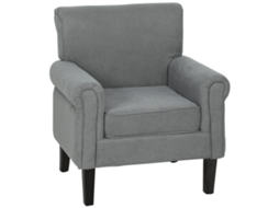 Poltrona Tecido Relax 79x72,5x88 Cm Cinza