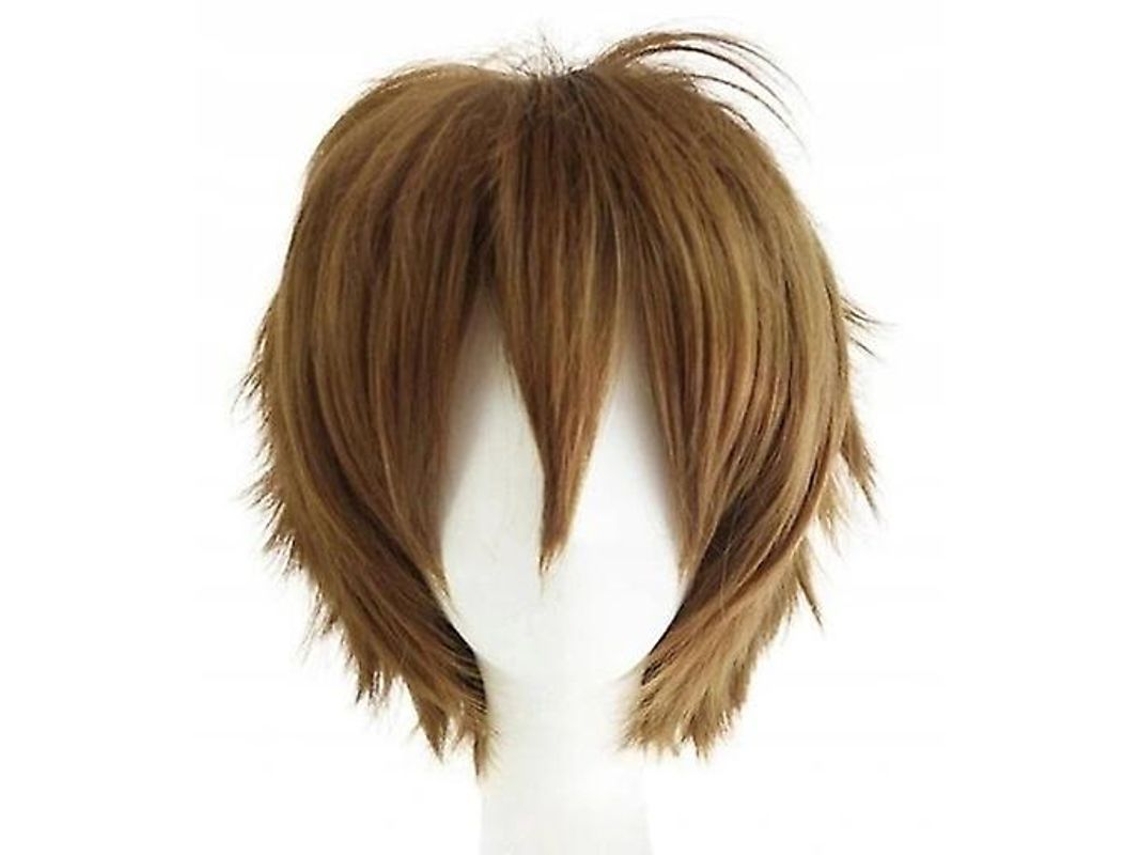 2026 peluca Corta de Cosplay para Hombre de Fibra de Alta Temperatura Ajustable