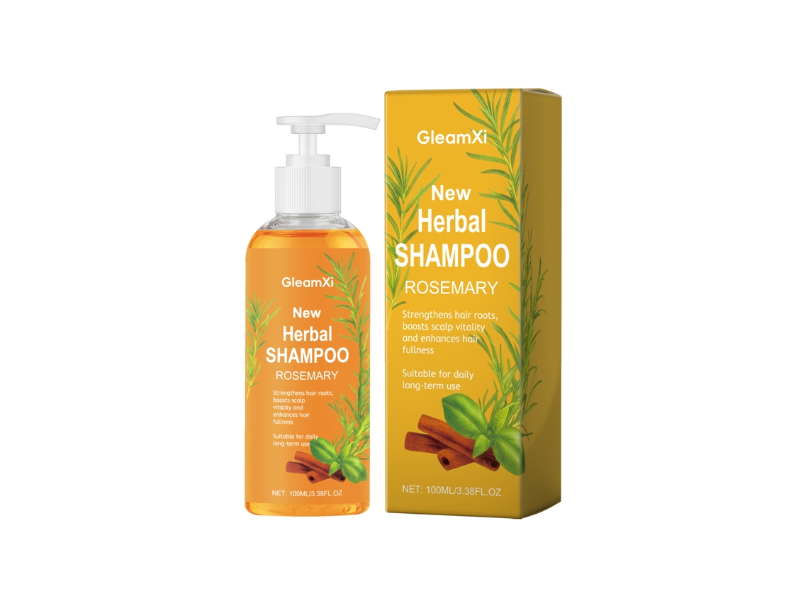 Shampoo Herbal Natural Para Cabelo Saudável