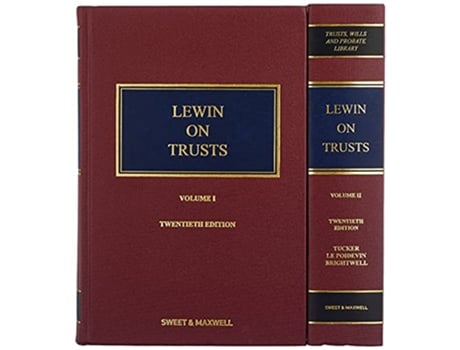 Livro Lewin on Trusts de Lynton Tucker (Inglês - Capa Dura)