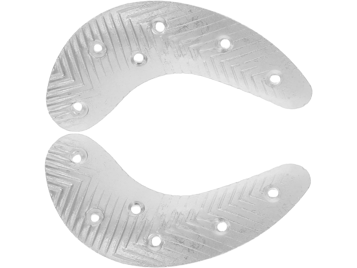 Preenchimento De Calçado Masculino, Placa De Reparo Calcanhar Em Formato Meia Lua, Ferro Com Parafusos, Para Botas E