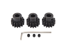 Conjunto De Engrenagens De Aço Para Motor De Carro Rc M1.5 Buraco Interno 8mm Para Carros Modelo 1/5 1/8 1/10 14t 3pcs