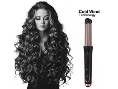 Curler de cabelo profissional com ar de refrigeração 2 em 1 cerâmica