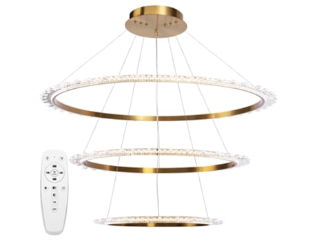 Luminária De Teto Toollight Led App1609 3c Ouro