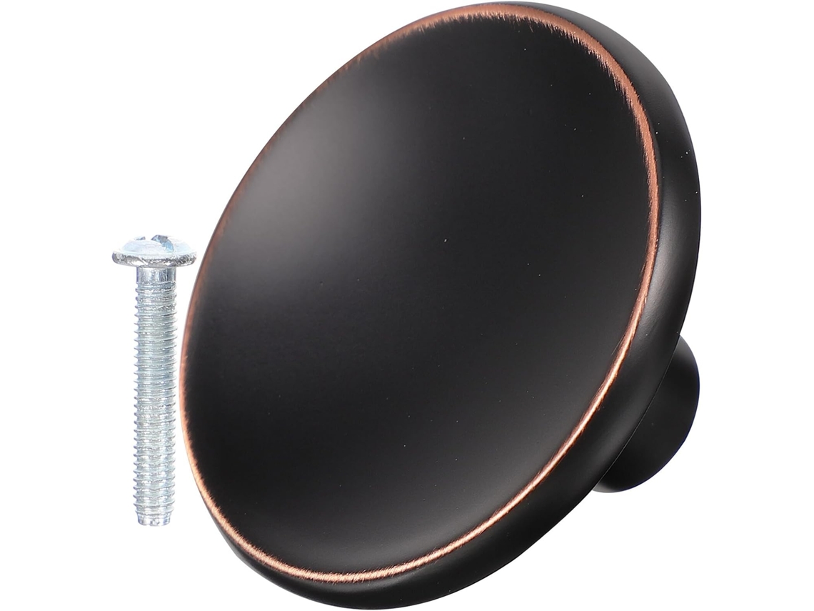 Puxador De Armário Cozinha Kisangel Vintage Em Liga Zinco Preto Para Closet E Guarda Roupa, Prático E Fácil De Usar