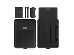 Lurelia Bolsa Para Portátil 11-12 Polegadas, Dobrável, Interior Macio, Em Pu/couro Sintético