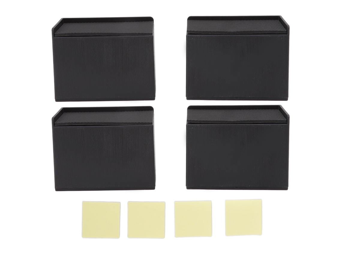 Lurelia Elevador Para Móveis, 4 Peças, Empilhável, Em Borracha, Para Cama, Sofá E Mesa, Base Estável