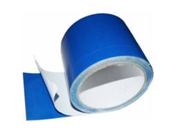 Fita adesiva impermeável para reparo de lona (8cm x 5m, azul)