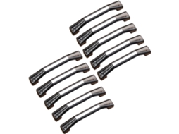 Puxadores Pretos Para Armários, Gavetas E Portas De Cozinha 10 Unidades, 128mm