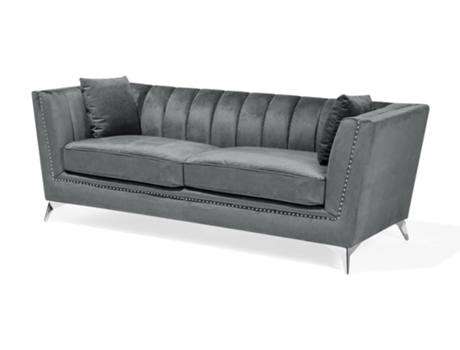 sofa worten sof 225 de 3 lugares beliani cinza worten pt sofa worten sof 225 de 3 lugares beliani cinza worten pt