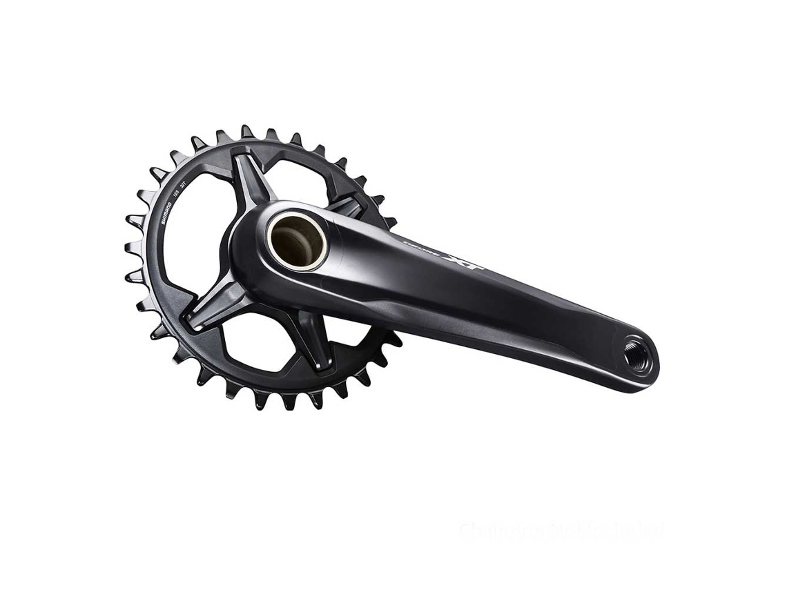 Pedaleira Deore Xt M8100 Hollowtech Ii Preto 165 Mmshimano