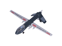 Avião de liga metálica WalshLXq para crianças, com luz e música, brinquedo colecionável requintado, preto.