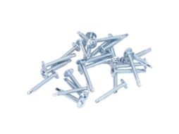 50 Unidades De Parafusos Auto-atarracantes De Aço Carbono Galvanizado Com Cabeça Cruzada 4.2x32mm Com Arruela Redonda
