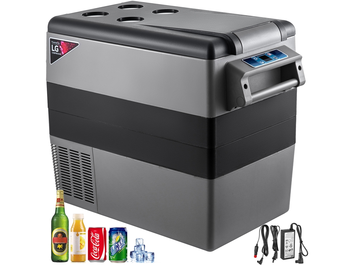 55l Geladeira Portátil Para Carro Succebuy, Freezer Compacto Para Casa E Viagens, 220 V, Prata