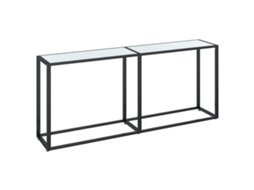 Console Table, Console Tables Vidaxl Branco Vidro (n/a)