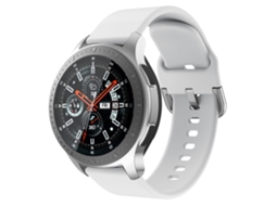 Pulseira De Silicone Macio Branca Para Samsung Galaxy Watch 46mm