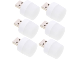Ciieeo Conjunto De 6 Luminárias Noturnas Portáteis Led Brancas Com