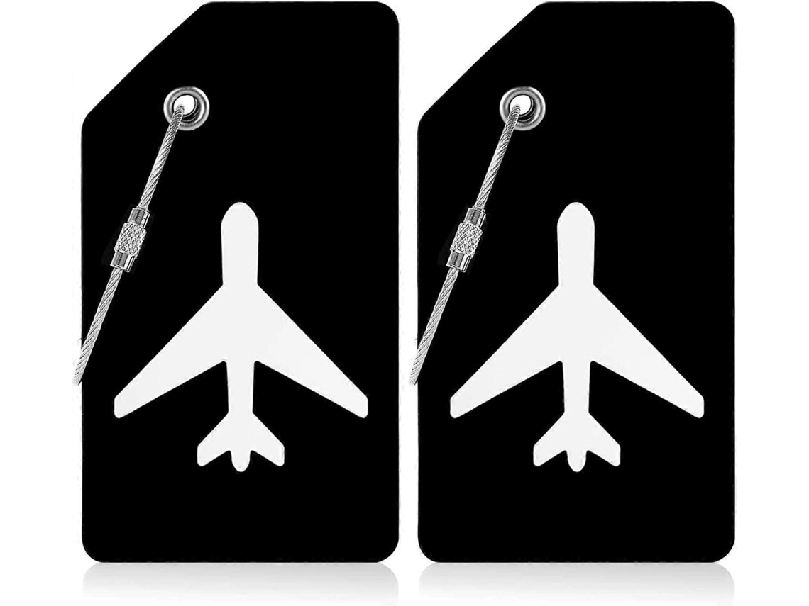 Conjunto de 2 Etiquetas Silicone para Bagagem, Identificação de Malas BRILVIBERA