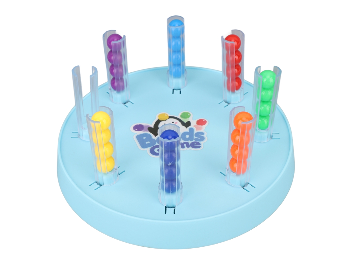 Primerox jogo Educativo de Contas Tubo Empilhamento Correspondência de Cores Interativo para Crianças