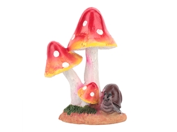 Decoração de Cogumelos Animais Fofos LAXISCREED