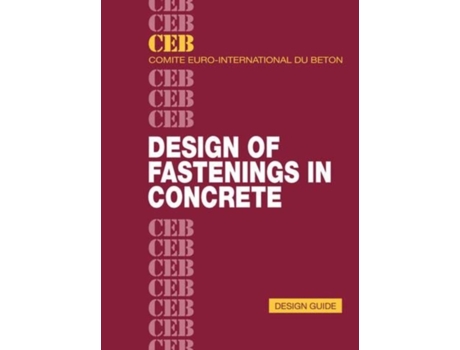Livro Design of Fastenings in Concrete Comitee Euro-International du Beton (Inglês)