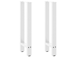 Console Table Leg, Console Table Legs Vidaxl Branco Aço (28 X (72-73) Cm)